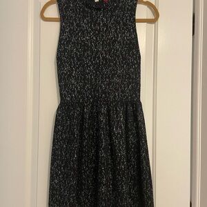 Saks Fifth Avenue Black and White Mini Dress